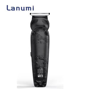 Tondeuse à cheveux Lanumi 708 noire 6 en 1 avec écran LCD, batterie au lithium, machine à couper les cheveux, tondeuse à cheveux <span class=keywords><strong>rechargeable</strong></span> pour les oreilles et le <span class=keywords><strong>nez</strong></span> - Product Image 1