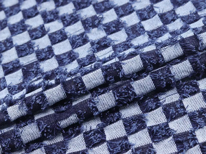 <span class=keywords><strong>Vente</strong></span> directe usine – Tissu denim délavé coupé, 100 % coton jacquard, tissu acide pour vêtements en jean - Product Image 5