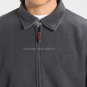 Chaqueta deportiva de lana Polar gruesa para hombre con logotipo personalizado OEM cortavientos largo Unisex con patrón de retazos para uso al aire libre a granel al por mayor - Product Image 1