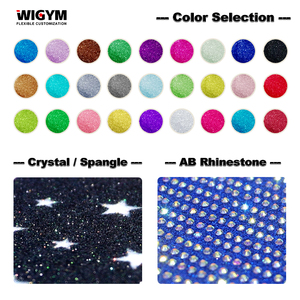 Ensembles de nœuds de cheerleading en plastique personnalisables – Couleurs et tailles ajustables, ornements en strass, design durable et léger - Product Image 3