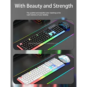 JSGAMING Nuevo Teclado y Ratón para Juegos, Interfaz USB, Cableado, Retroiluminado, Modelo 093efce1-7d64-4f53-98e7-ced201030954 - Product Image 2