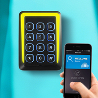 Cidron Wall Mount RFID 13.56mhz IC ID Card Door Access Control Reader Blue Tooth OSDP Reader
