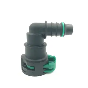 OEM Original Factory Supplier SAE 11.8 Quick Connectors 90 degrees Safety lock quick coupling hose connectors Nylon fuel line