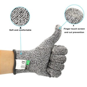 Gant en métal anti-coupure et anti-perforation niveau 5 pour cuisine, boucherie, découpe d'huîtres, manipulation du poisson et jardinage - Product Image 4