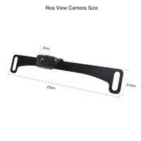 Mini caméra de recul pour plaque d'immatriculation avant avec vision nocturne Star Night, grand angle 170 degrés, caméra étanche IP68, garantie 1 an