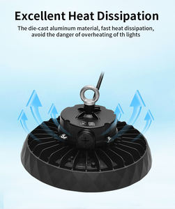 Lumière UFO Ronde 150lm/W 180lm/W 300w 240w 200w 150w 100w Lampe Industrielle Entrepôt Gym <span class=keywords><strong>Atelier</strong></span> Usine Arena Led High Bay Light - Product Image 2