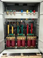 Stabilisateur de tension industriel triphasé SBW haute puissance 500 kVA avec AVR en cuivre, écran LCD, large plage de tension 380 V pour atelier