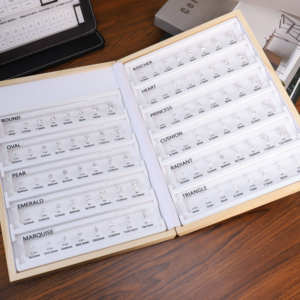 <b>Ring</b> Sizers Guidelines Trays Sets with 11 Shapes and Display <b>Folder</b> Guidelines for Diamond Jewelry Selling Custom Logo Available - Product Image 3