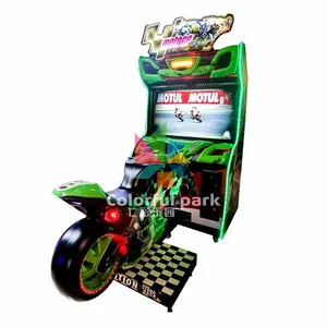 Macchina da gioco da corsa a gettoni per moto GP super speed driving car simulator macchina per videogiochi