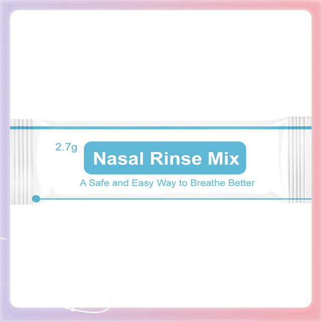 Foam Cleaning Salt Adult Children Anti-Aging Nasal Wash 2.2/2.7/4.5g Single Pack 6 Month Shelf Life (Chinese English)