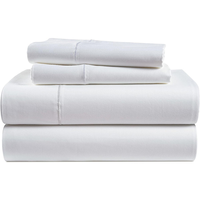 Draps de lit en coton égyptien 300 fils, draps et taies d'oreiller en coton égyptien 300 fils pour hôtels de luxe