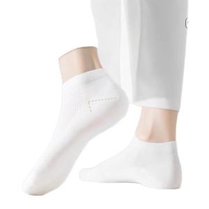 Juxin Breathable Mesh Ankle Socks White Casual Daily Wear Summer Travel - Product Image 3