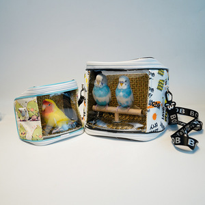 Mochila de Viaje para Aves Pequeñas, de un Solo Hombro, Ligera, Portátil, Transparente y Transpirable, para Loros y <span class=keywords><strong>Palomas</strong></span> - Product Image 1