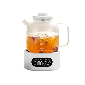 Health Pot Glass 1.2L Electric Temperature <b>Control</b> Tea Maker For Flower Tea And Herbal Soup - Product Image 2