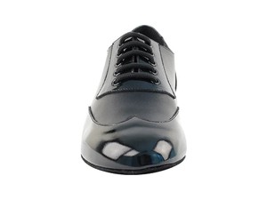 Cómodos Zapatos De <span class=keywords><strong>Baile</strong></span> para niños de cuero genuino negro Zapatos De <span class=keywords><strong>baile</strong></span> latino <span class=keywords><strong>Salsa</strong></span> para hombres US 4,5-13,5 Altura del tacón 2,5 cm Zapatos de <span class=keywords><strong>baile</strong></span> - Product Image 3