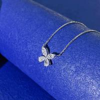 Collier en or 18 carats en forme de larme et d'œil de cheval, vente directe d'usine Yuanmei, un cadeau de fête éblouissant, adapté aux femmes