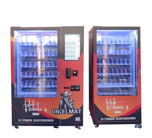 Micron thông minh 24 giờ tự phục vụ cửa hàng Snack uống Máy bán hàng tự động cho doanh nghiệp