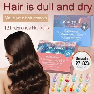12 Oli <span class=keywords><strong>Profumati</strong></span> per Capelli 1.6ml*10/scatola 100% Naturali Biologici alle Erbe Lisciante Nutriente Idratante Trattamento Anticaduta - Product Image 3