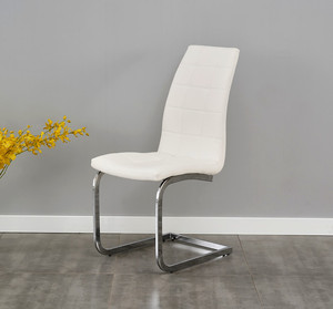 Juego de sillas cromadas modernas para <span class=keywords><strong>comedor</strong></span>, juego de asientos con patas cromadas a precio de fábrica, con 4 sillas - Product Image 6