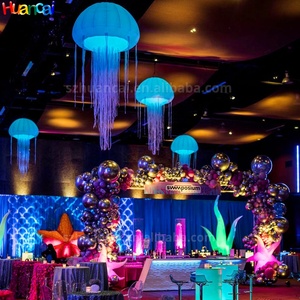 Medusas luminosas inflables criaturas oceánicas inflables con luces LED decoraciones inflables colgantes para actuaciones en clubes - Product Image 3