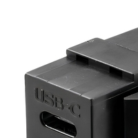 Adaptateur Keystone USB C USB 3.1 Type-C, connecteur Keystone femelle-femelle pour applications réseau, certifié CE