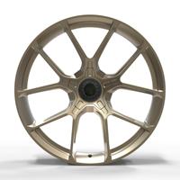 Rines de Aleación de Aluminio Forjado Personalizados de 1 Pieza, Rines de Lujo con Bloqueo Central de 18, 19, 20, 21 y 22 Pulgadas para Porsche 911, 718, Lamborghini Urus