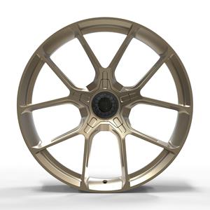 Jantes en alliage d'aluminium forgé sur mesure 1 pièce, roues de luxe à blocage central 18 19 20 21 22 pouces pour Porsche 911 718 <span class=keywords><strong>Lamborghini</strong></span> Urus - Product Image 2