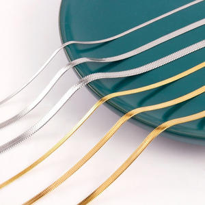 Alta calidad 925 plata esterlina italiana 2 mm Flexible plano espiga cadena collar plano serpiente cadena hombres mujeres regalo perla - Product Image 4