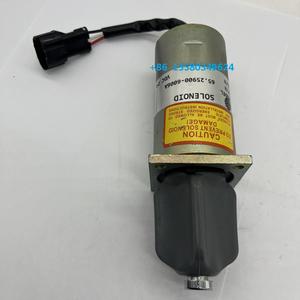 Solenoide de Parada de Bomba de Combustible 65.25900-6006A 300743-00068 24V para Daewoo <span class=keywords><strong>Doosan</strong></span> <span class=keywords><strong>D1146T</strong></span> P158LE P180LE P222LE GENSET - Product Image 3
