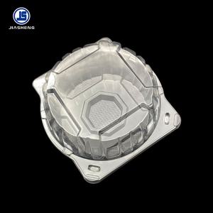 Contenedor de embalaje de <span class=keywords><strong>lechuga</strong></span> absorbente PET desechable de grado alimenticio con concha transparente personalizada, cajas de almacenamiento especiales - Product Image 4