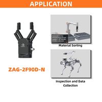 Pinza Robótica para Manipulación de Alimentos ZBDynamiX Max. Robot Manipulador Humanoide de Servicio con IA, Carrera de 90 mm, Carga Útil de 1.4 kg