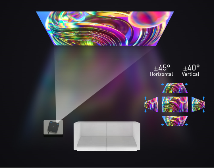Portable 4K LED DLP Interactive Projectors 3D Smart Mini Android