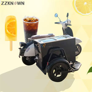 Street Mobile <span class=keywords><strong>moto</strong></span> électrique Popsicle extérieur kiosque à glace vélo Tricycle trois roues - Product Image 5