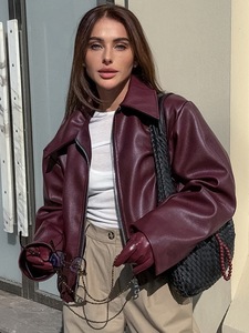 Moda Biker estilo Otoño Invierno nueva chaqueta suelta para mujer - Product Image 2