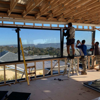 Sistema de Muro Cortina de Vidrio Unificado con Doble Acristalamiento Templado de Aluminio NOA NFRC AS2047, Impermeable, para Exteriores