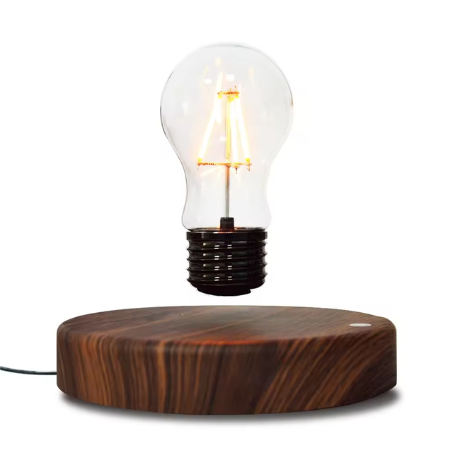 Hot Sale Bottom Base Magnetic Rotating and Levitating Floating Lighting Bulb for Table Desk Lamp