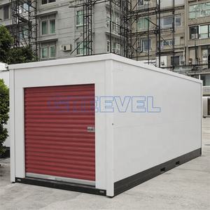 Greevel wadah penyimpanan portabel, pak datar baja dapat dilipat untuk fasilitas penyimpanan mandiri luar ruangan dengan pintu Gulung - Product Image 6