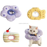 Collier de récupération pour animaux de compagnie en peluche mignon, collier de protection lavable pour chat et chien, collier Elizabeth