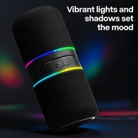 Altavoz Bluetooth Magnético Inalámbrico Portátil con Luces RGB, Ideal para Viajes, Ofrece un Sonido Excepcional para Campamentos y Fiestas