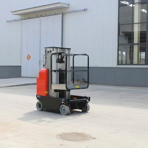 Elevador de Mástil Hidráulico Eléctrico de 6 Metros y 150 kg, Nuevo, Suministro de Fábrica, Elevador Telescópico Portátil de Aleación de Aluminio con Eslinga de Cadena para Almacén - Product Image 1