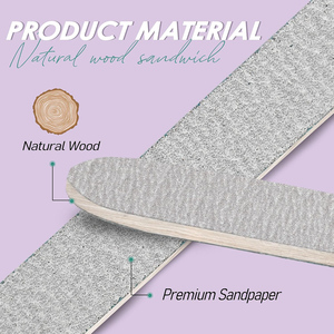 Livraison Rapide Lime à Ongles en Bois Jetable Outils de Pédicure pour Ongles Naturels Fournisseur d'Outils de Manucure - Product Image 4