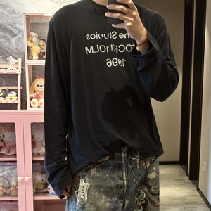 T-Shirt <span class=keywords><strong>di</strong></span> <span class=keywords><strong>Lusso</strong></span> in Cotone Vintage con Stampa Serigrafica Post-Lavaggio per <span class=keywords><strong>Uomo</strong></span> - Product Image 2