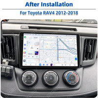 Radio Mobil Android 13 7870 2K dengan Kamera 360, Carplay, Navigasi GPS, DSP, Sistem Multimedia 4G untuk Toyota Rav4 2012-2018