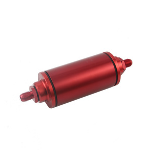 Filtro de Combustible de 58 mm con Interfaz AN6 AN8 AN10 para Modificación y Mejora de Automóviles, Rojo - Product Image 3