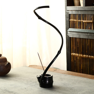 Bamboo <b>Incense</b> <b>Holder</b> With Branches Zen Style Handmade Aromatherapy Burner Indoor Ornament Creative <b>Incense</b> Stand - Product Image 2