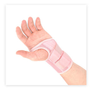 Penjepit tali pergelangan tangan Neoprene olahraga perlindungan tekanan Logo kustom untuk fraktur keseleo dengan dukungan Strip karet yang dapat disesuaikan - Product Image 6