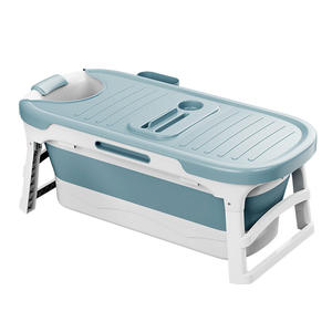 Bañera plegable rectangular de plástico para adultos, portátil, para uso doméstico BC-133 - Product Image 1