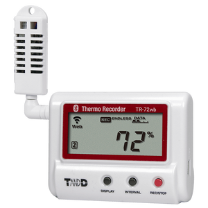T&D WiFi Temperature & Humidity with External Probe +/-2.5% & +/-0.3C Accuracy 0.1C Resolution TR72A-S - Product Image 1