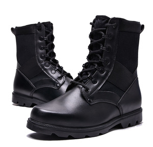 Bottes <span class=keywords><strong>Ranger</strong></span> noires de qualité supérieure, chaussures d'extérieur pour les amateurs d'aventure - Product Image 3