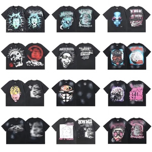 Camisetas de Hombre de Algodón de 260 g/m², Cuello Redondo, Lavado Enzimático, Diseño Casual Estampado, Ecológicas - Product Image 1